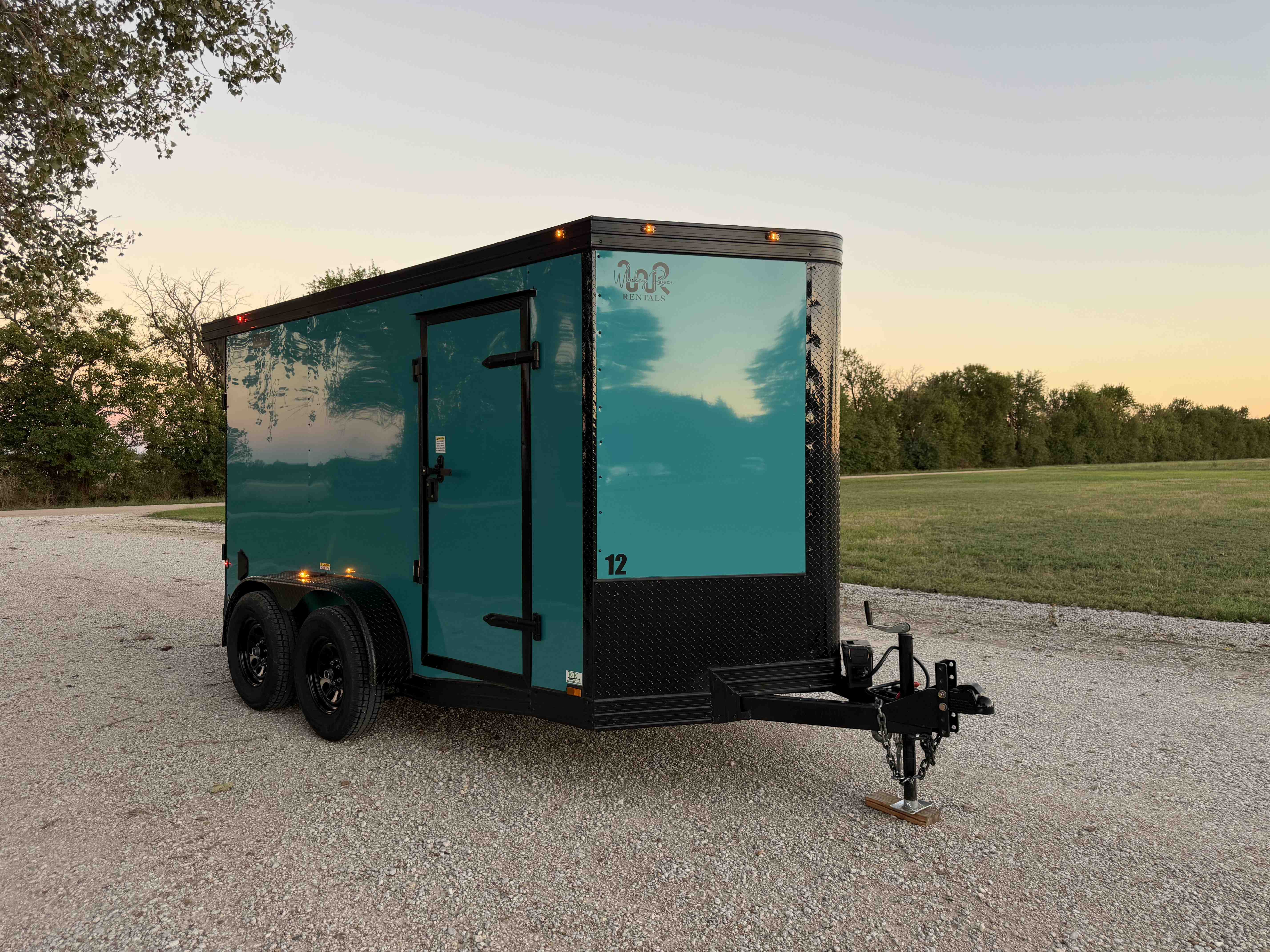 6x12 Enclosed Cargo Trailer - Professional trailer rental for Cynergy2 Advanced Series model with 7,000 lbs GVWR