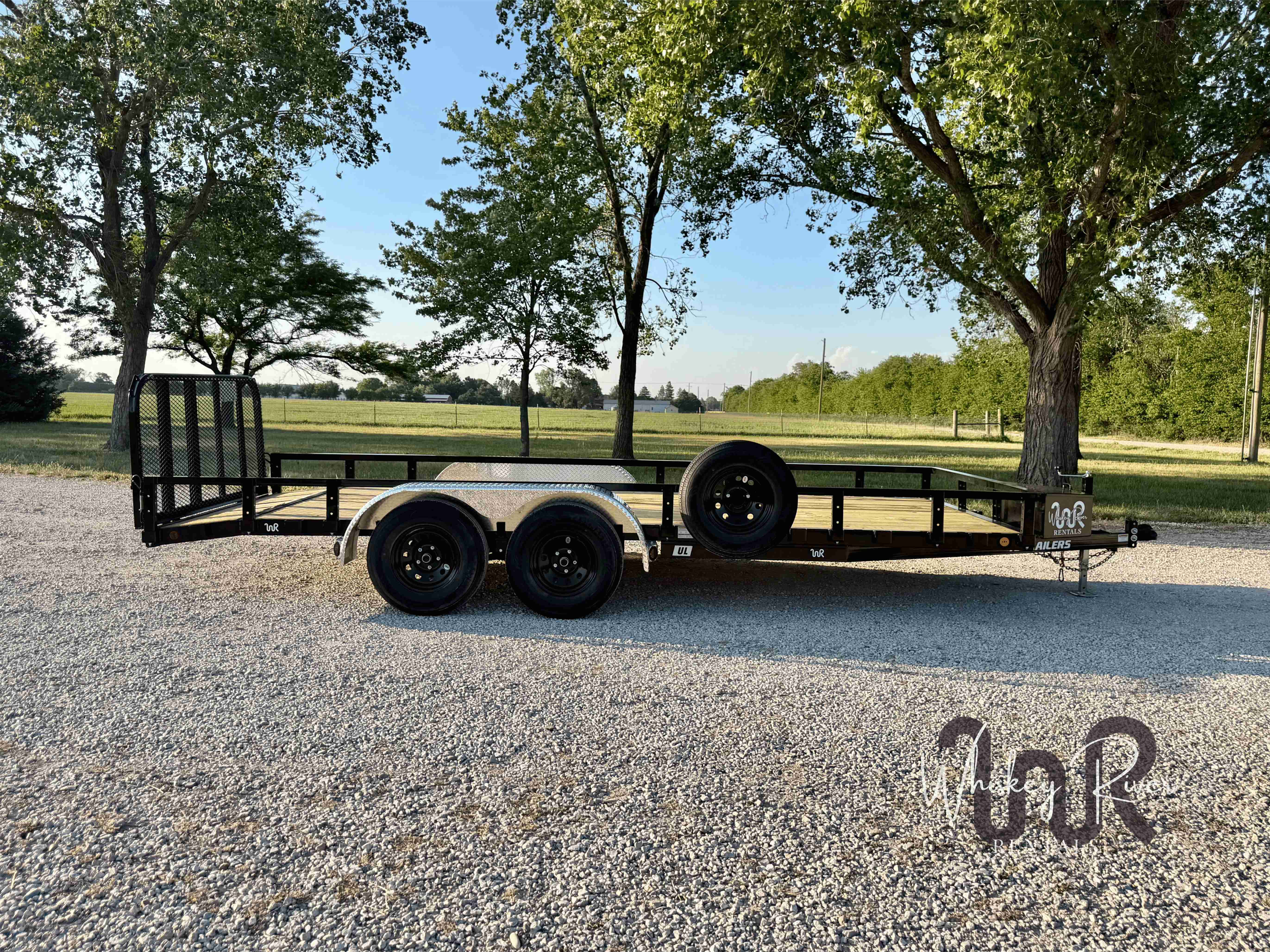 18' PJ Utility / Equipment Trailer - Professional trailer rental for PJ Trailers model with 7,000 lbs GVWR